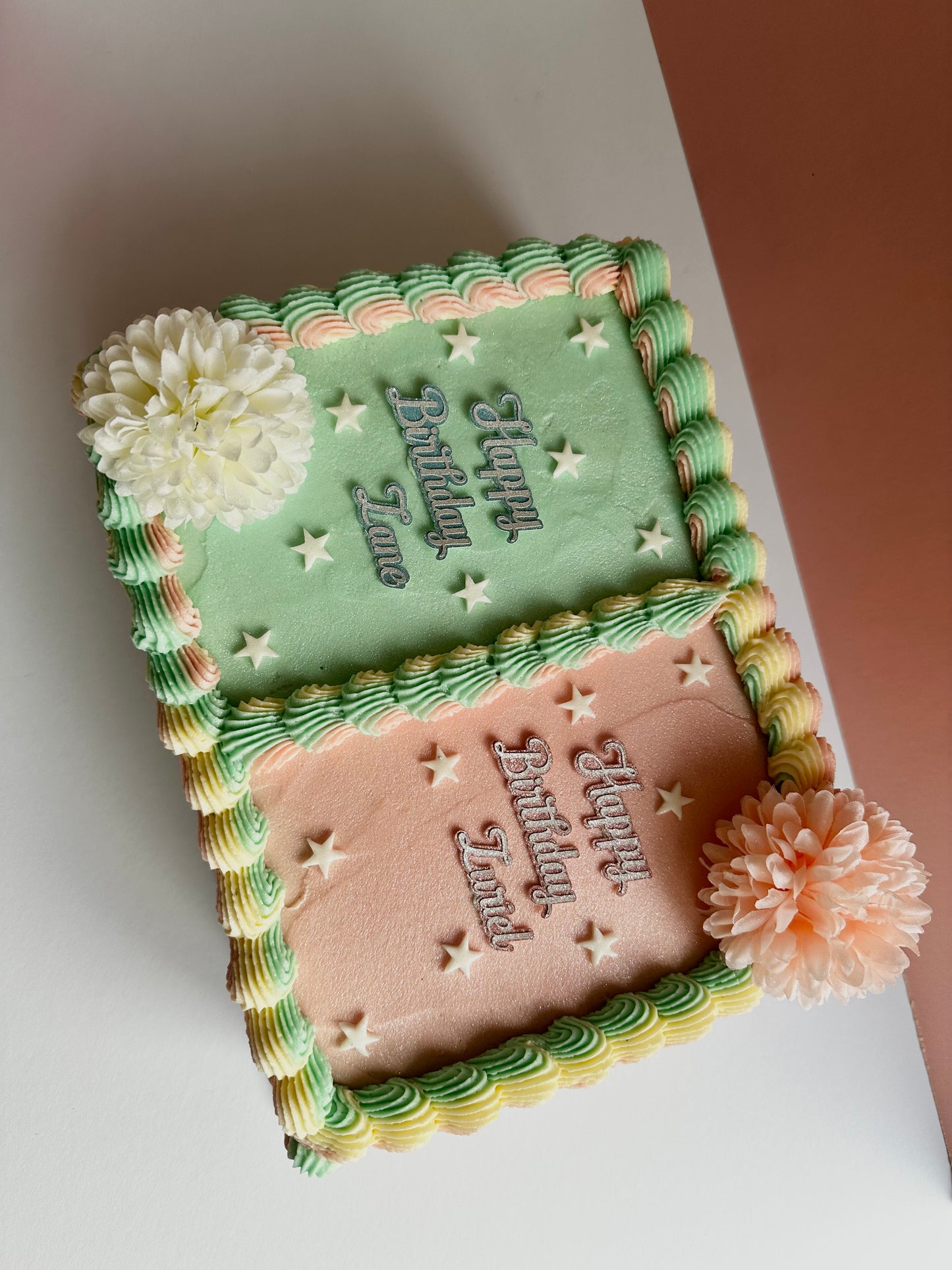 Twin Celebration Cake
